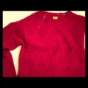 True craft pink sweater